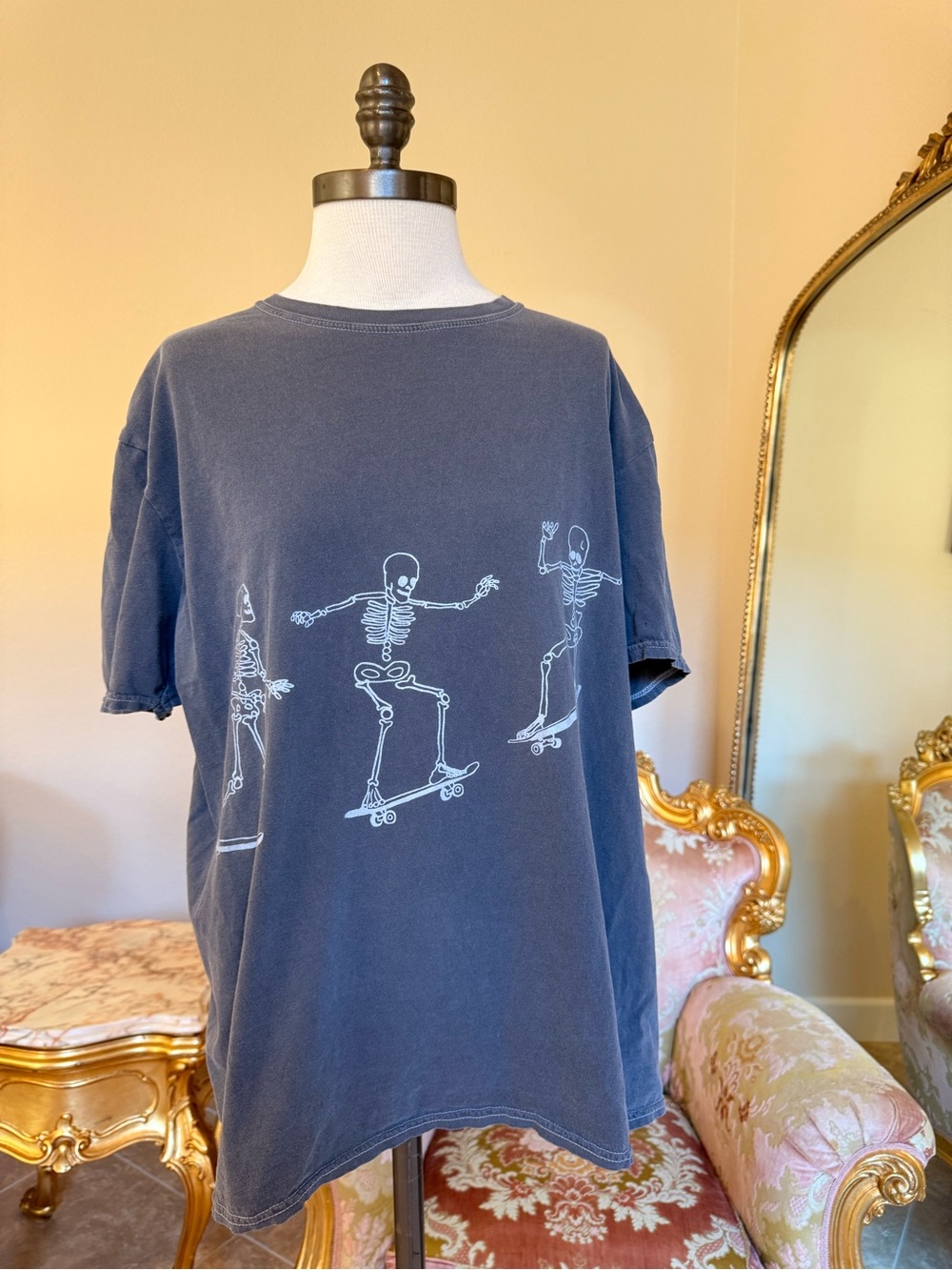 Project Social T Gray Crewneck Cotton Tee